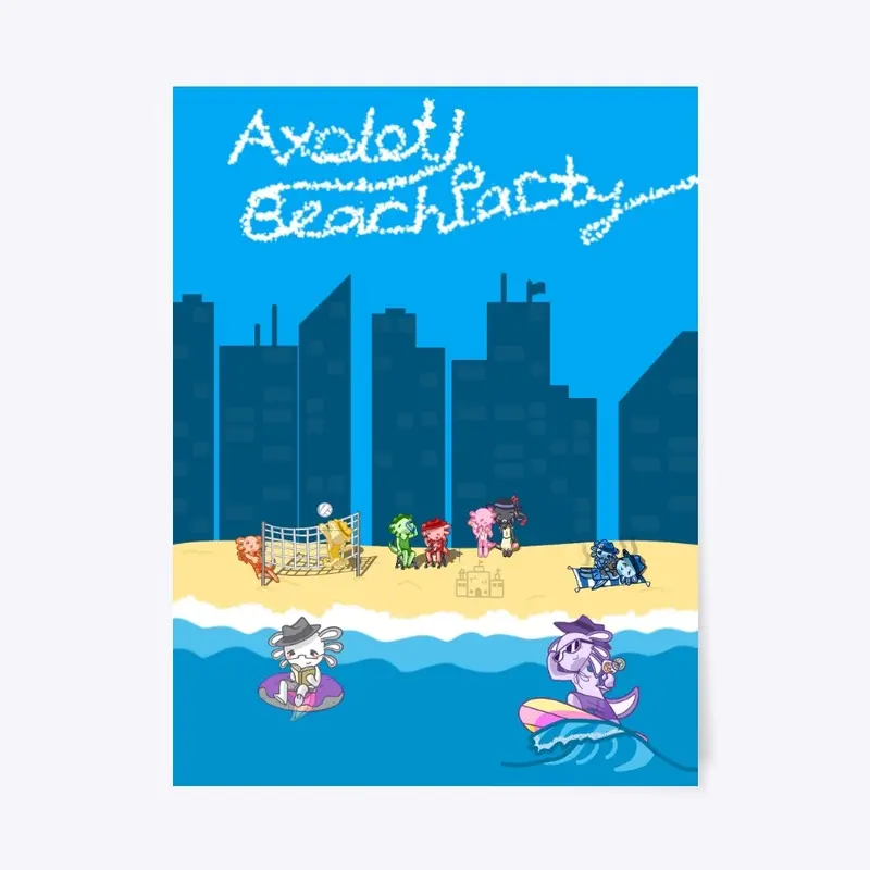 Axolotl Beach Party