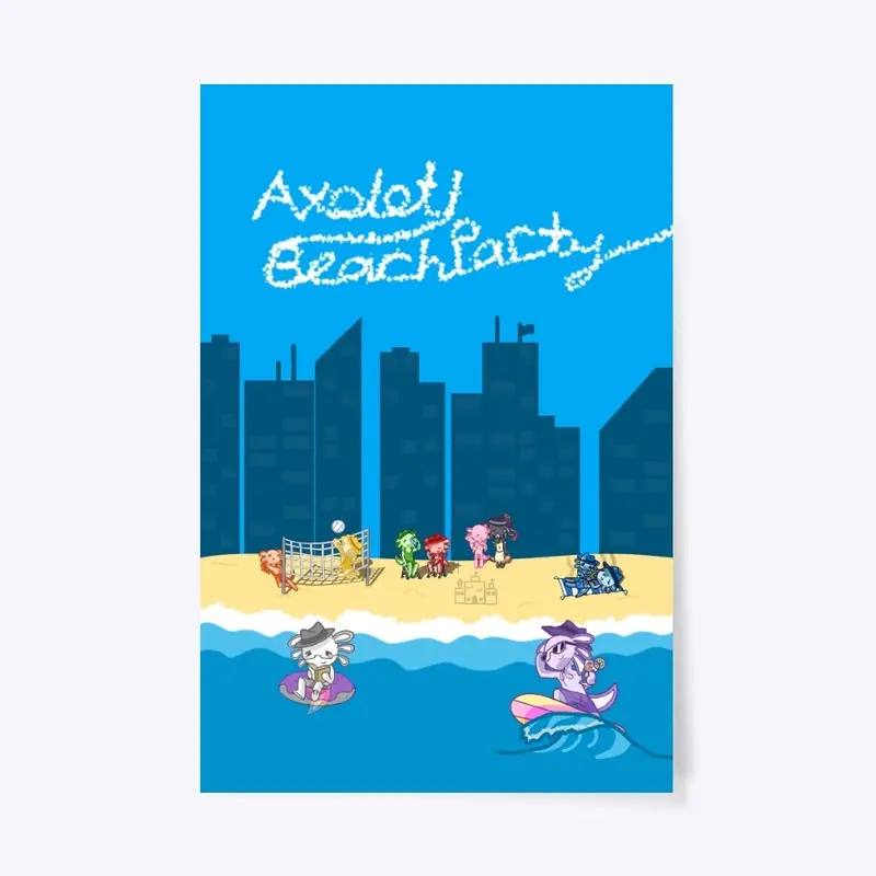 Axolotl Beach Party